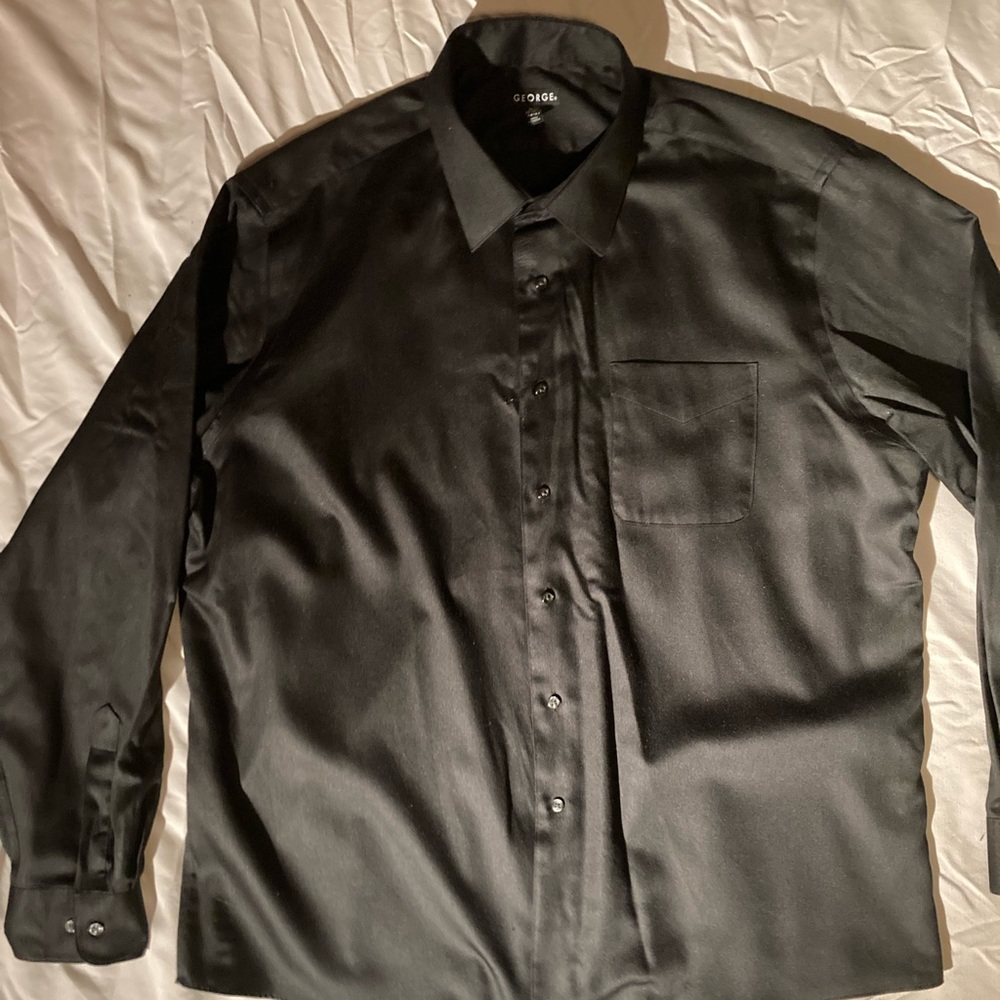George Black Dress Shirt for Men